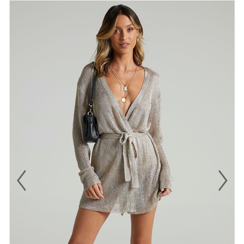 LIONESS - TAKE ME TO RIO MINI DRESS IN GOLD